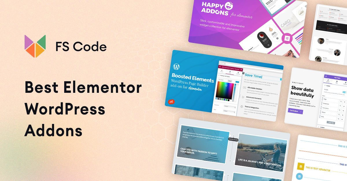 12 Best Elementor Addons For WordPress 2022 - FS Code